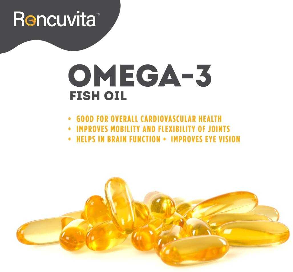 Roncuvita Omega 3 Fish Oil Capsules and Its Benefits