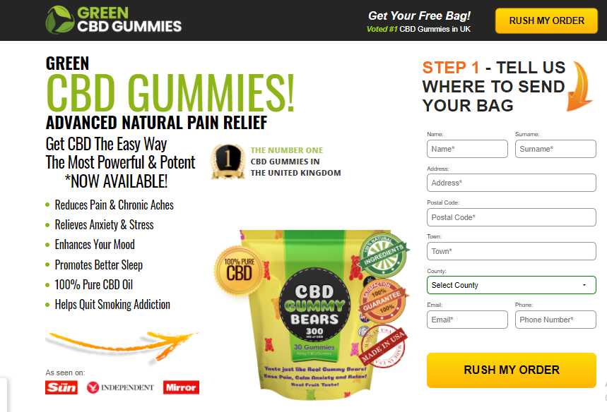 Green CBD Gummies Dragons Den United Kingdom 2021 Real Customer?