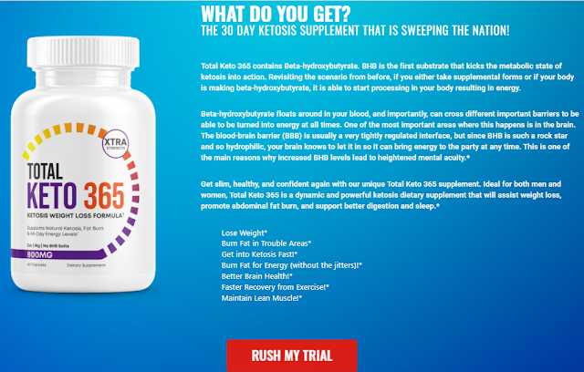 Total Keto 365 Ketosis Weight Loss Formula – Special Offer In USA