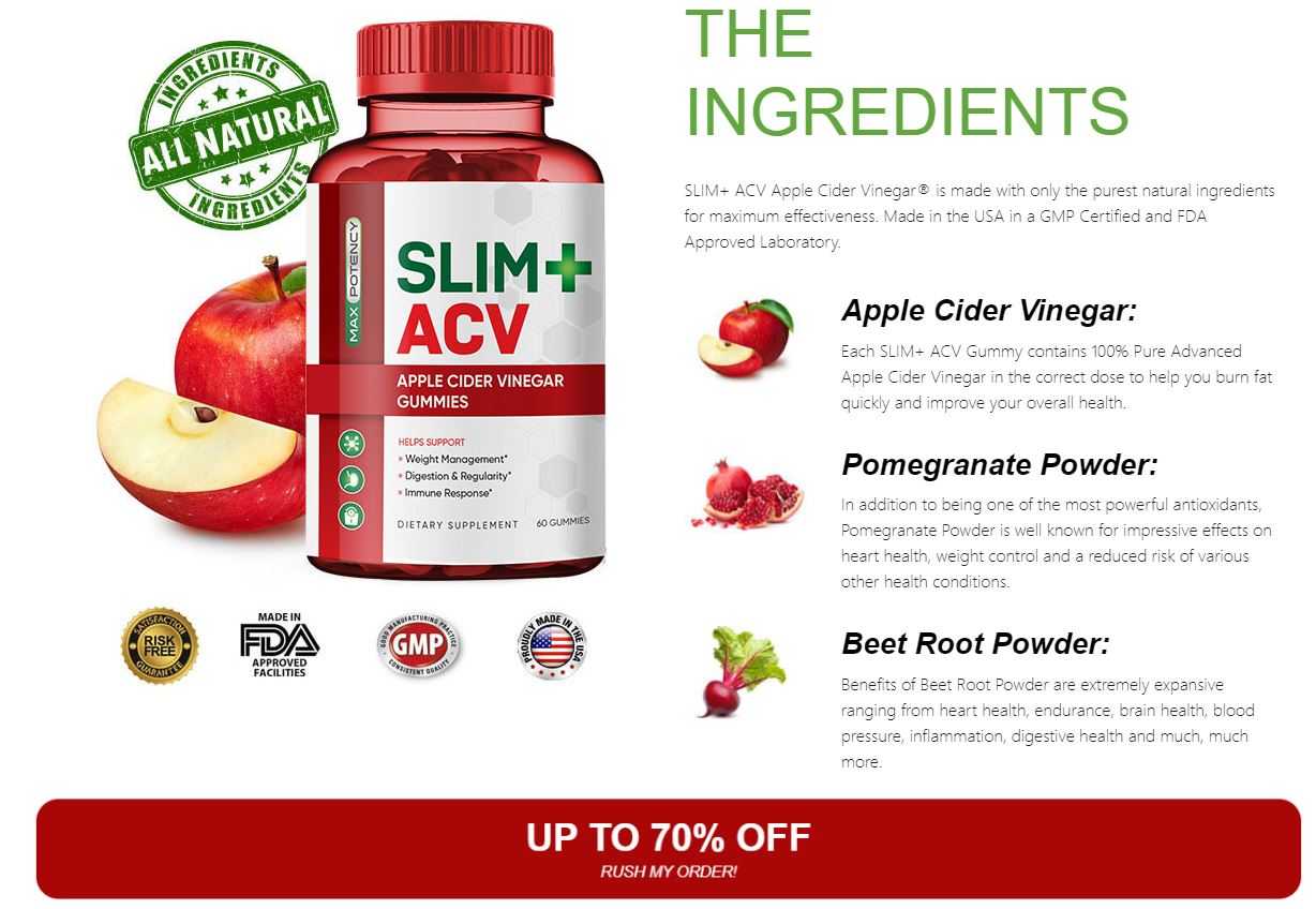 SLIM+ ACV Gummies UK Reviews: Burn Fat & Revew Skin