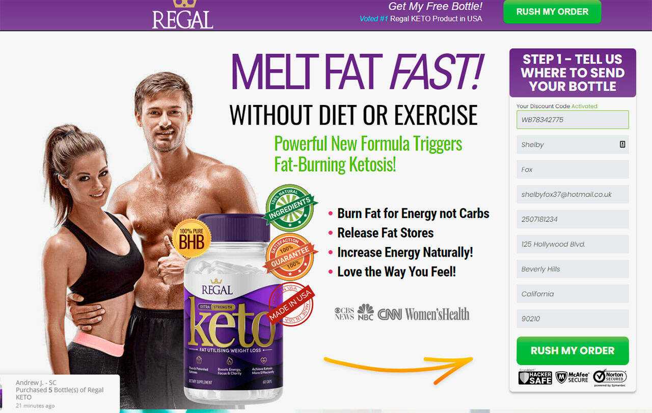 Regal Keto: Reviews [Shocking Results] Price, Side Effects & Ingredients!