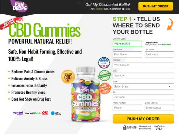 FUN DROPS CBD GUMMIES REVIEWS: Is it Safe to Use? Lets Find Out