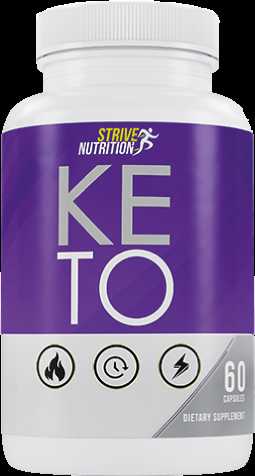 Strive Nutrition Keto Reviews – [Top Ingredients] “Customer Alerts” Real Cost & Pills Result?