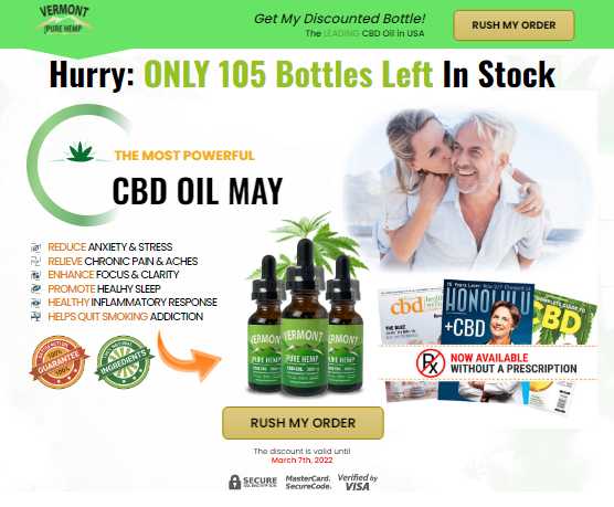 Vermont Pure Hemp CBD Oil for sale