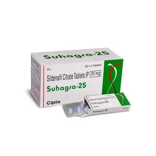 Suhagra 25 mg  Online Tablet [Free Shipping + Easy Check out]