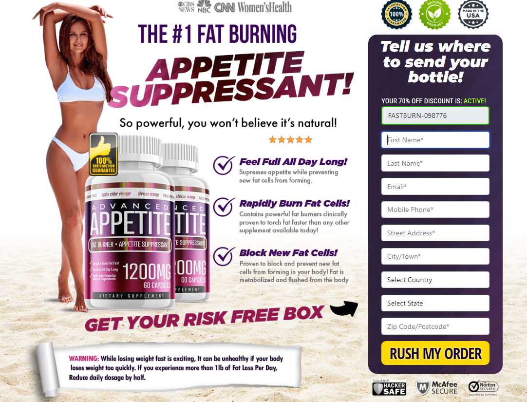 Advanced Appetite Fat Burner Canada (Canada): Check The Real Facts Here!