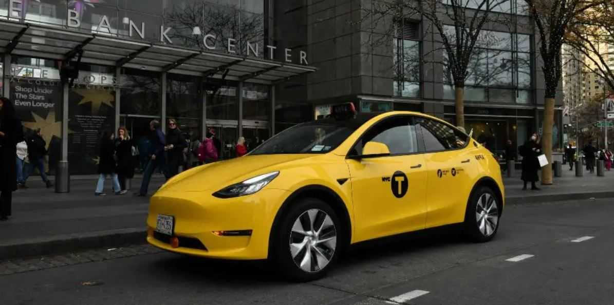 Tesla Model Y EV now part of New York City’s iconic yellow cab fleet
