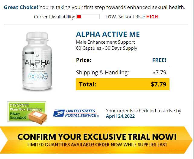 Alpha Active Male Enhancement 2022 - Male Power Increase Formula!