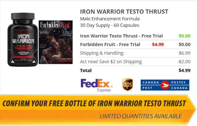 Iron Warrior Testo Thrust Canada – Male Enhancement Pills & Special Offer In Canada & USA