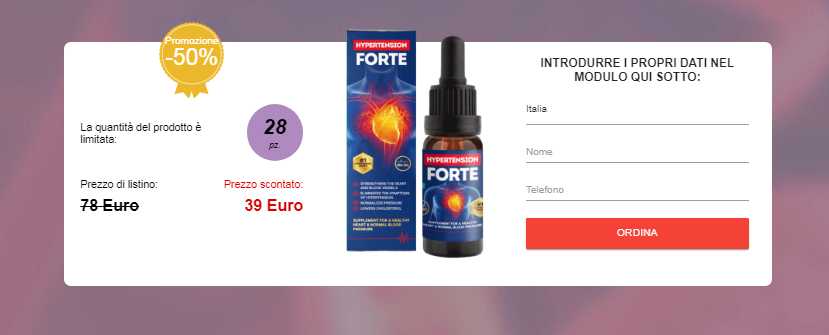 Hypertension Forte-recensioni-prezzo-acquistare-gocce-benefici-dove comprare en italia