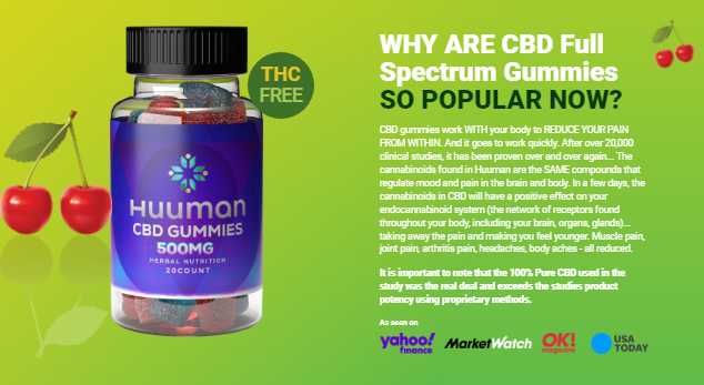 Huuman CBD Gummies Reviews For Pain