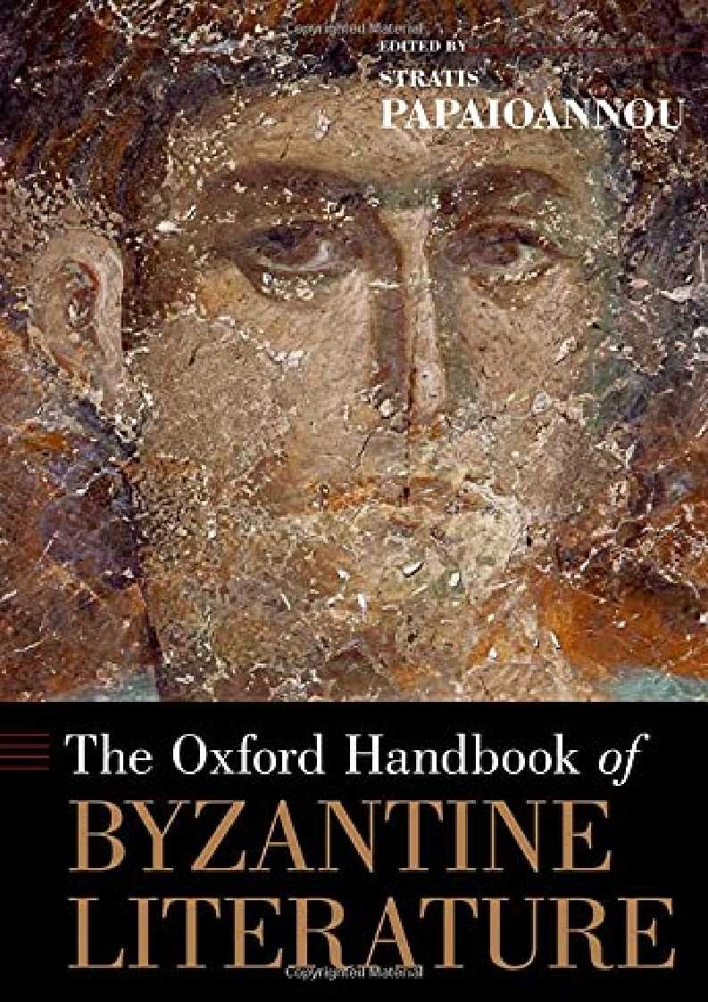 ‹download› [pDf] The Oxford Handbook of Byzantine Literature (Oxford Handbooks)