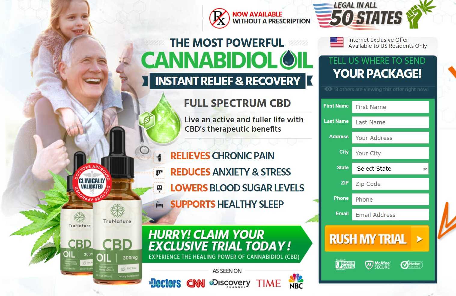 TruNature CBD Oil USA Reviews: Safety Features