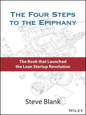 [READ] The Four Steps to the Epiphany Successful Strategies for Products That Win  by Steve Blank