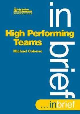 P.D.F)^ High Performing Teams in Brief  by Michael Colenso