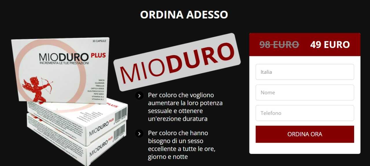 MioDuro Plus-recensioni-prezzo-acquistare-pillole-benefici-dove comprare en italia