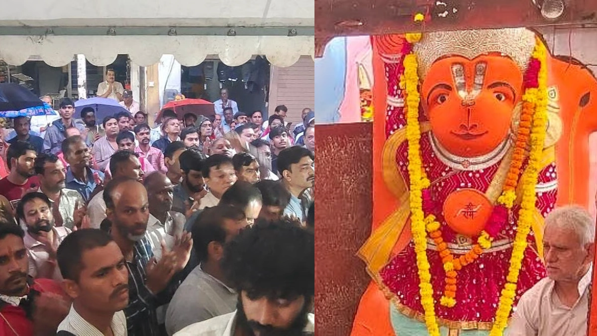 Ujjain Khade Hanuman Idol Relocation Sparks Protests During Road Widening Project | Bumppy